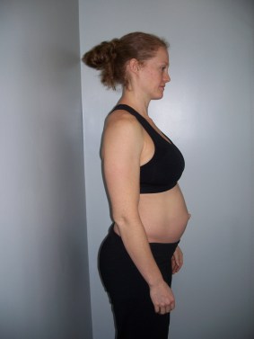 Me, at 23 weeks pregnant.  Taken 1.18.13